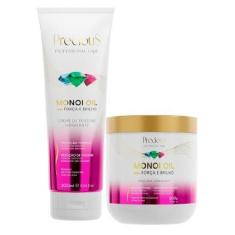 Kit Monoi Oil creme de pentear hidratante 300ml + Monoi Oil mascara hi