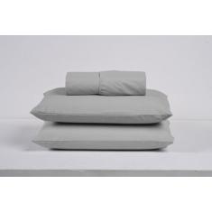 Lençol Cama Box Queen 200 Fios 3 Peças Conjunto 100% Algodão - DONNA M