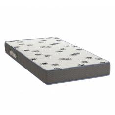 Colchão Solteiro Light Bordado Espuma D33 Selada 78x188x14cm - Ortobom