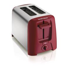 Torradeira Hamilton Beach Cromada Vermelha Dupla 750w 127V