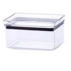 6 Potes Herméticos Retangular Empilháveis 580ml para armazenamento de alimentos