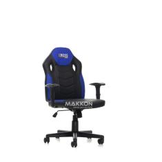 Cadeira Gamer Infantil Preta com Azul MK-861 - Makkon