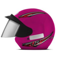 Capacete Aberto Feminino Masculino Mixs Up, ROSA, 58