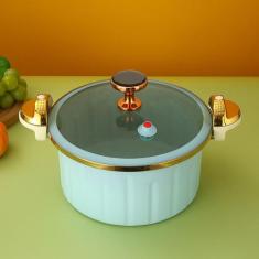 Panela de Pressão Compacta Antiaderente - Cozinhe com Facilidade 12 li