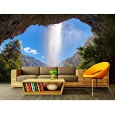 Papel de Parede Paisagens Caverna 52 - 1,50 X 2,50 - Voce Decorando