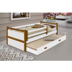 Beliche Babá Bianca Design Infantil Solteiro Branco/amêndoa Acompanha 