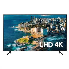 Smart TV 55 UHD 4K Samsung  55CU7700 Gaming Hub Processador Crystal - Preto
