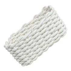 Cesta de Tecido, Cesta de Tecido Grande Com Alça, Cesta de Armazenamento de Corda de Algodão, Organizador de Armazenamento de Mesa, Organizador de Brinquedos de tricô Manual,