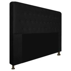 Cabeceira Brenda Para Cama Box Queen Size 160cm com Capitonê Suede - E