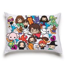 Jogo de Lençol Queen Temático Harry Potter 02 Fronhas Estampada e 01 L