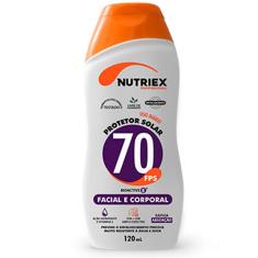 Protetor Solar Fps 70 120 Ml Facial E Corporal  Nutriex 0064790