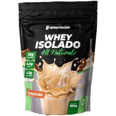 Whey Protein Isolado All Natural 900G Capuccino Newnutrition
