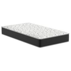 Colchão Solteiro King Hortensia D33 (24x108x198) Preto e Branco - Mode