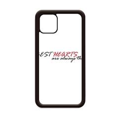Capa The Best Hearts are Always The Bravest para iPhone 11 Pro Max para Apple Mobile Case