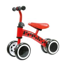 Andador Infantil Vermelho Bicicleta Sem Pedal Quadriciclo