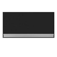 Armário Aéreo Para Cozinha Andréia 1 Porta Preto - Ajl