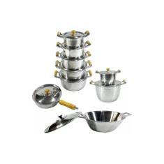 Jogo Caçarola,Frigideira,Caldeirões e Tacho Alumínio Fundido - DIVIFOR