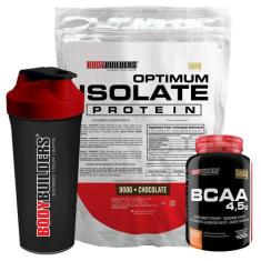 Kit Optimum Isolate Whey Protein 900G + Bcaa 100G - Bodybuilders