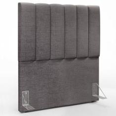 Cabeceira Cama Box Painel Solteiro 100 Cm Dália W01 Linho - Lyam Decor