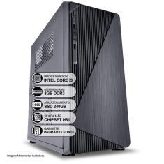 Computador Desktop, Intel Core I3 4º Geração, 8GB RAM, SSD 240GB, HDMI