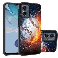 BWOOLL Capa para Moto G 5G 2023 [não compatível com a versão 2022], capa protetora de camada dupla à prova de choque de policarbonato rígido híbrido e silicone macio à prova de choque para Motorola