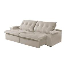 Sofá 4 Lugares Retrátil e Reclinável Martins M-163 Veludo - Martins Es