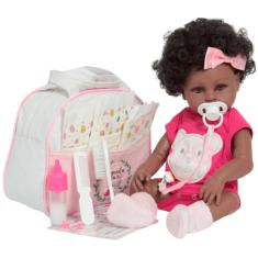 Boneca Reborn Realista Corpo Siliconado Com Enxoval Completo