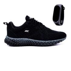 Tênis Masculino Esportivo Treino Leve Academia Caminhada + Relógio 2 -