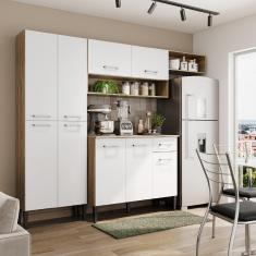 Cozinha Compacta Arizona Glam Com Armário E Balcão Carraro