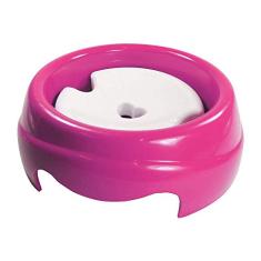 Furacão Pet Bebedouro Plástica Especial Para Caes 1000Ml Pelo Longo Rosa Para Cães