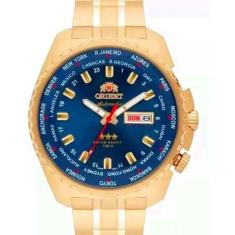 Relógio Orient Masculino Dourado Automatico 469Gp057 D1kx