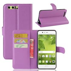 Capa carteira para Huawei P10 Plus, capa carteira flip de couro PU premium com compartimento para cartão, suporte e fecho magnético [capa interna à prova de choque de TPU] Compatível com Huawei P10