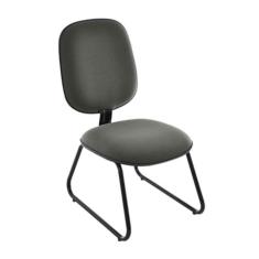 Cadeira Diretor Trapézio Para Escritório Linha Uno Cinza