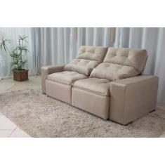 Sofá Retrátil e Reclinável 1,5m C/ 02 Módulos em Tecido Suede Montagem