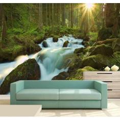 Papel de Parede - Painel Adesivo Cachoeira 1M² na 014 - Voce Decorando