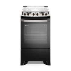 Fogão 4 bocas Electrolux Preto Experience com Mesa Inox, Timer e Tripla Chama (FE4TP) Bivolt