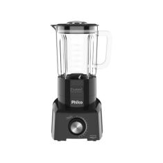 Liquidificador Philco PLQ1350 Turbo Glass Pro Maxx 6 1200W, Preto, 220