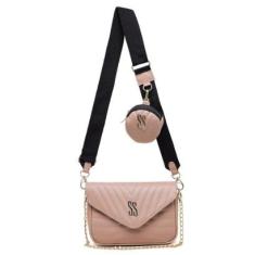Bolsa Feminina Transversal Média Blogueira!-Feminino