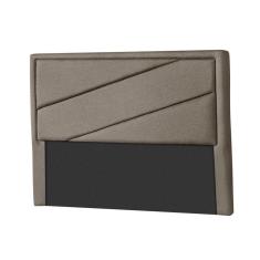 Painel De Cama Box Estofada Queen Oxford Suede Bege - Probel