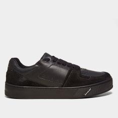 Tênis Couro Calvin Klein Palito Queima Logo Masculino-Masculino