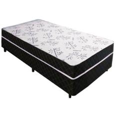 Cama Box Solteiro Conjugada Espuma Ortopédica Selado 88x188 Metalassê 