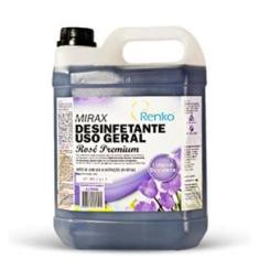 Desinfetante Diluiçao 1/200 Mirax Rosé Premium 5L Mirax