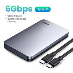 HD Externo UGREEN 2.5 6gbps Sata para usb c 3.1 gen 2 disco rígido ext