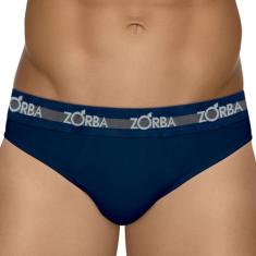 Cueca zorba slip 0764-0, Azul marinho, M