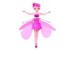 Boneca Princesa Aerocraft Fada Voadora Rosa 19Cm Sensor Nº5 - Smart Br