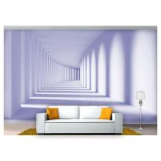 Papel De Parede Túnel Profundo Geométrico 3D At09 - Você Decora