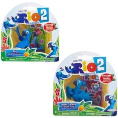 Mini Figuras Blu e jade com Adesivo Rio 2 Colecionável 847 - Sunny