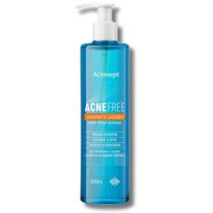 Sabonete Líquido Facial AcneFree Pele Oleosa Antibacteriano Acnesept 3