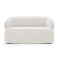 Sofá Orgânico 03 Lugares Living Glee 170cm Bouclê Off White - Desk Design