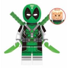 Boneco Blocos De Montar Green Deadpool